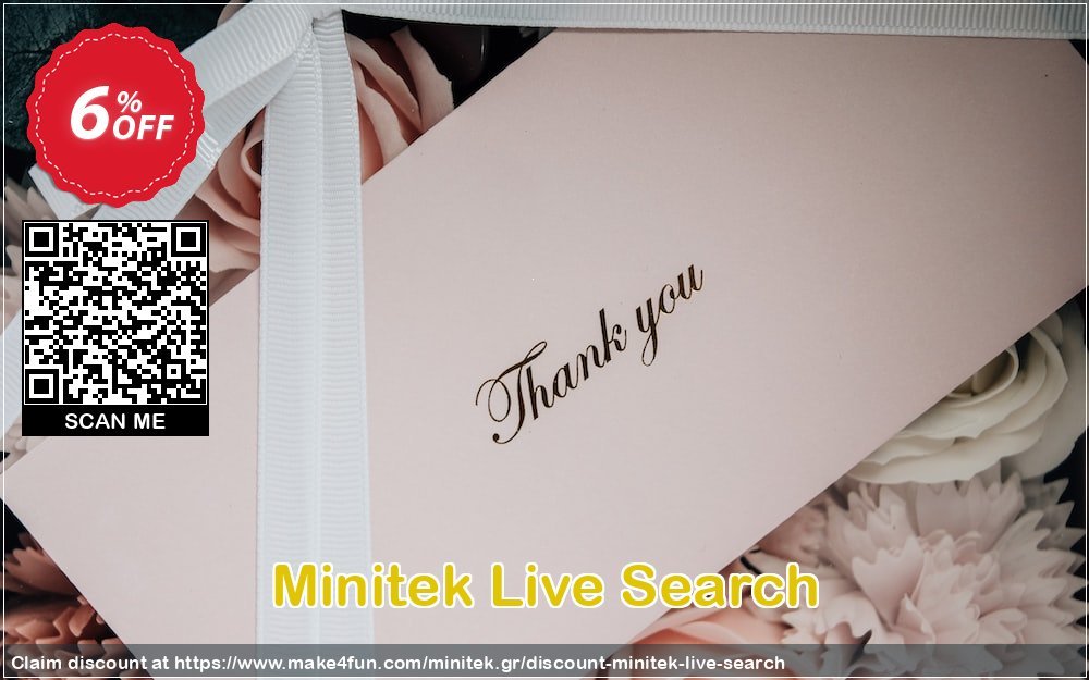 Minitek Live Search coupon codes for Mom's Day with 10% OFF, May 2025 - Make4fun