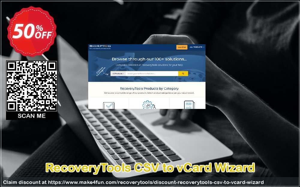 Recoverytools Csv To Vcard Wizard coupon codes for Teacher Appreciation with 55% OFF, May 2025 - Make4fun