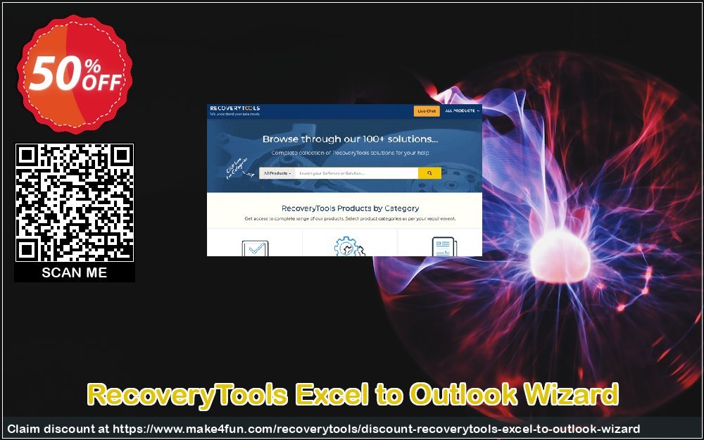 Recoverytools excel to outlook wizard coupon codes for Mom's Day with 55% OFF, May 2024 - Make4fun