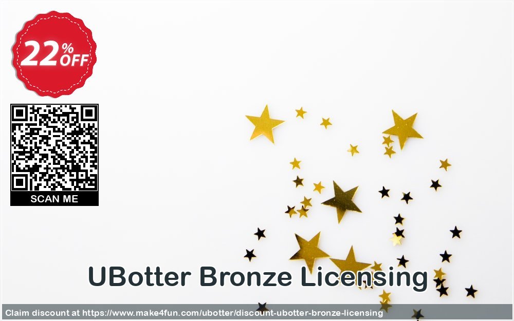 Ubotter Bronze Licensing coupon codes for Foolish Fun with 25% OFF, May 2025 - Make4fun