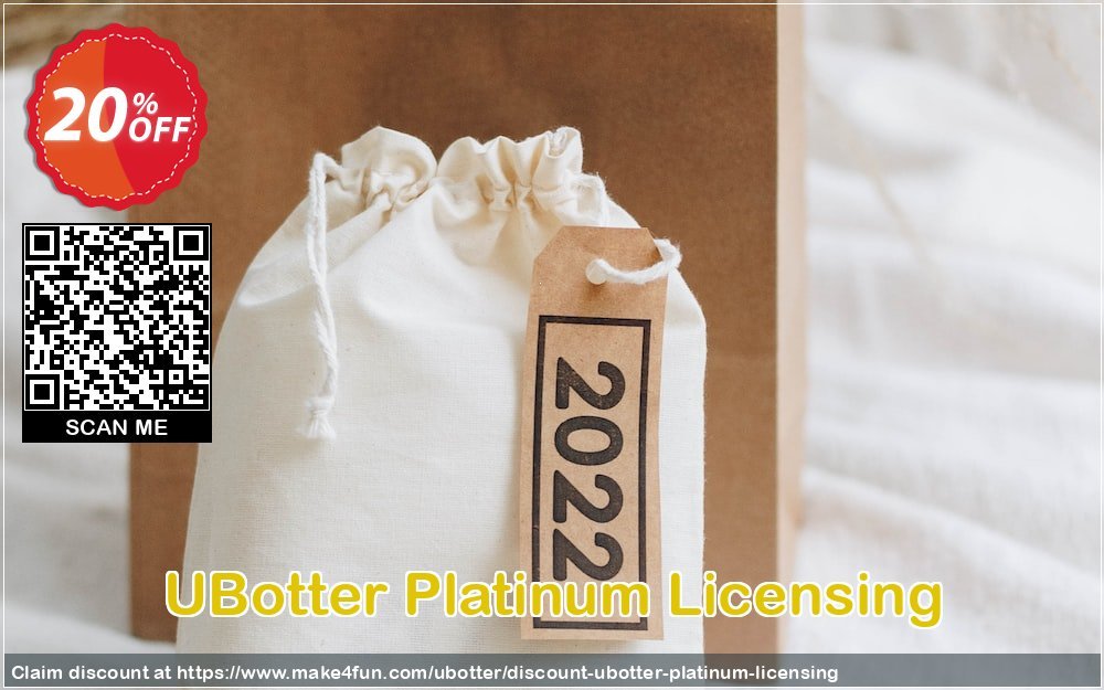 Ubotter Coupon discount, offer to 2024 Foolish Delights