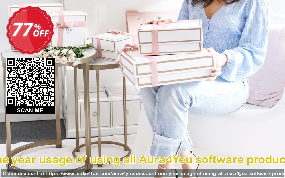 One year usage of using all aura4you software products. coupon codes for Mom's Day with 80% OFF, May 2024 - Make4fun