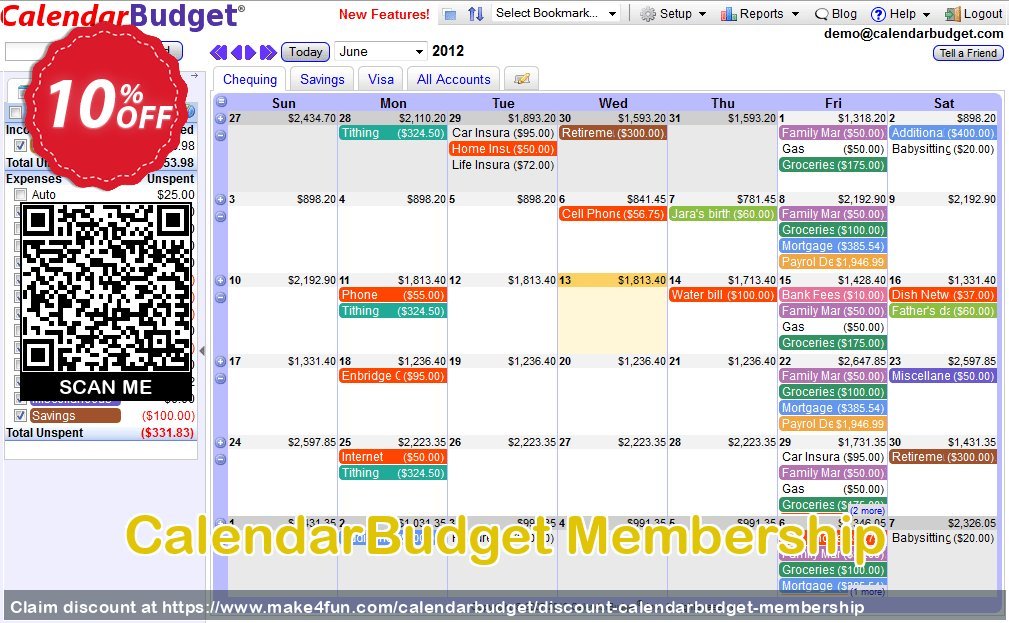 Calendarbudget membership coupon codes for Mom's Day with 15% OFF, May 2024 - Make4fun