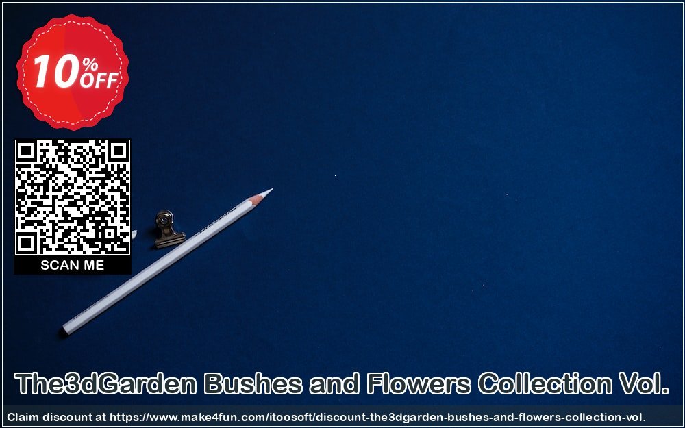 The3dgarden bushes and flowers collection vol. coupon codes for Mom's Day with 15% OFF, May 2024 - Make4fun