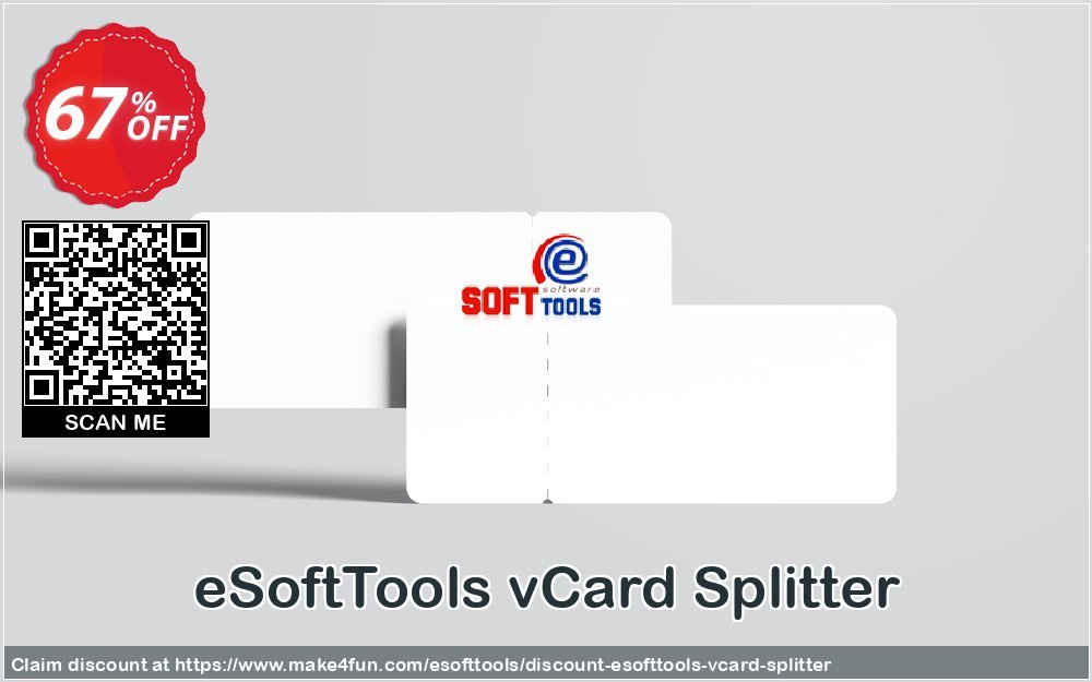 Esofttools Vcard Splitter coupon codes for Best Friends Day with 70% OFF, June 2025 - Make4fun