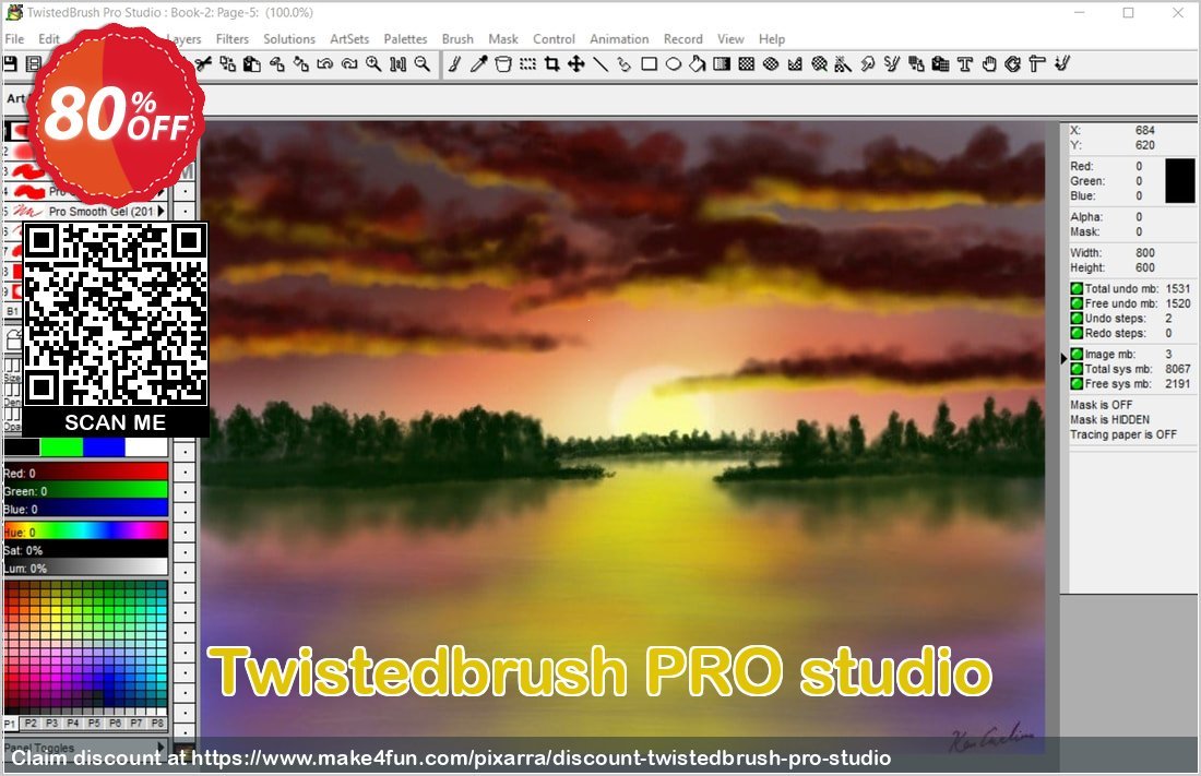 Twistedbrush Pro Studio coupon codes for Mom's Special Day with 85% OFF, May 2025 - Make4fun