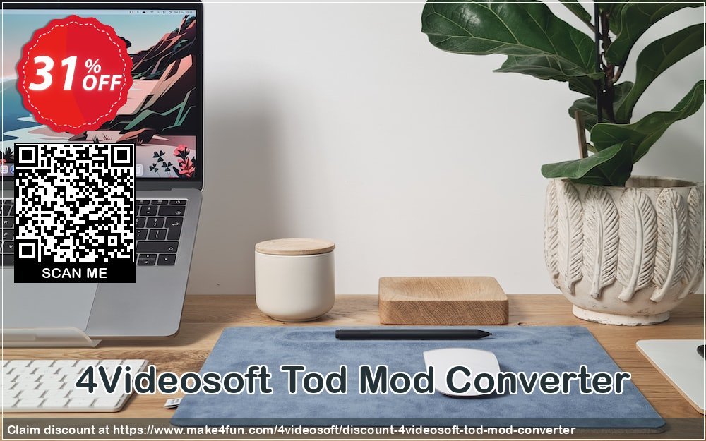 4videosoft Tod Mod Converter coupon codes for May Celebrations with 35% OFF, May 2025 - Make4fun