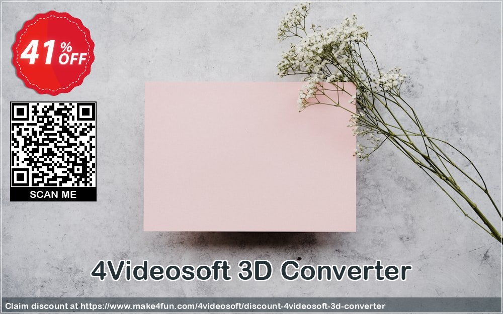 4videosoft 3d Converter coupon codes for UFO Spectacle with 45% OFF, July 2025 - Make4fun