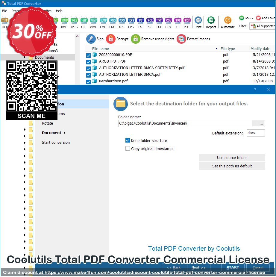 Coolutils total pdf converter commercial license coupon codes for Mom's Special Day with 30% OFF, May 2024 - Make4fun