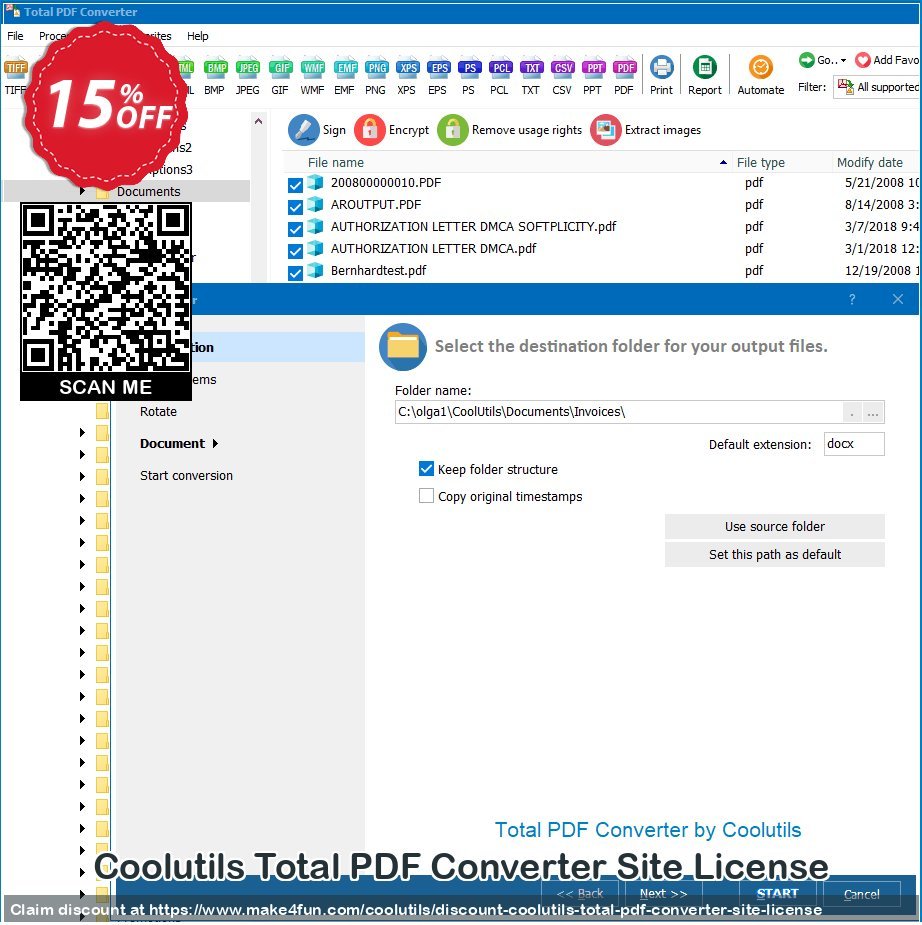 Coolutils total pdf converter site license coupon codes for Mom's Special Day with 20% OFF, May 2024 - Make4fun