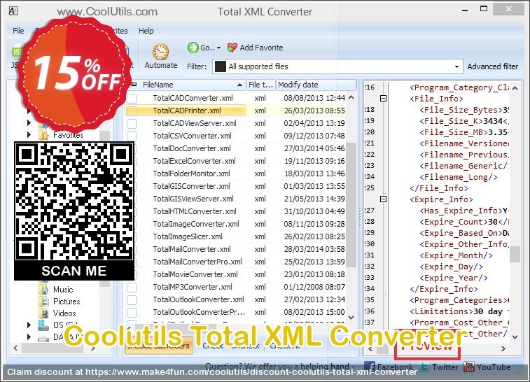 Coolutils Total Xml Converter coupon codes for Star Wars Fan Day with 30% OFF, May 2025 - Make4fun