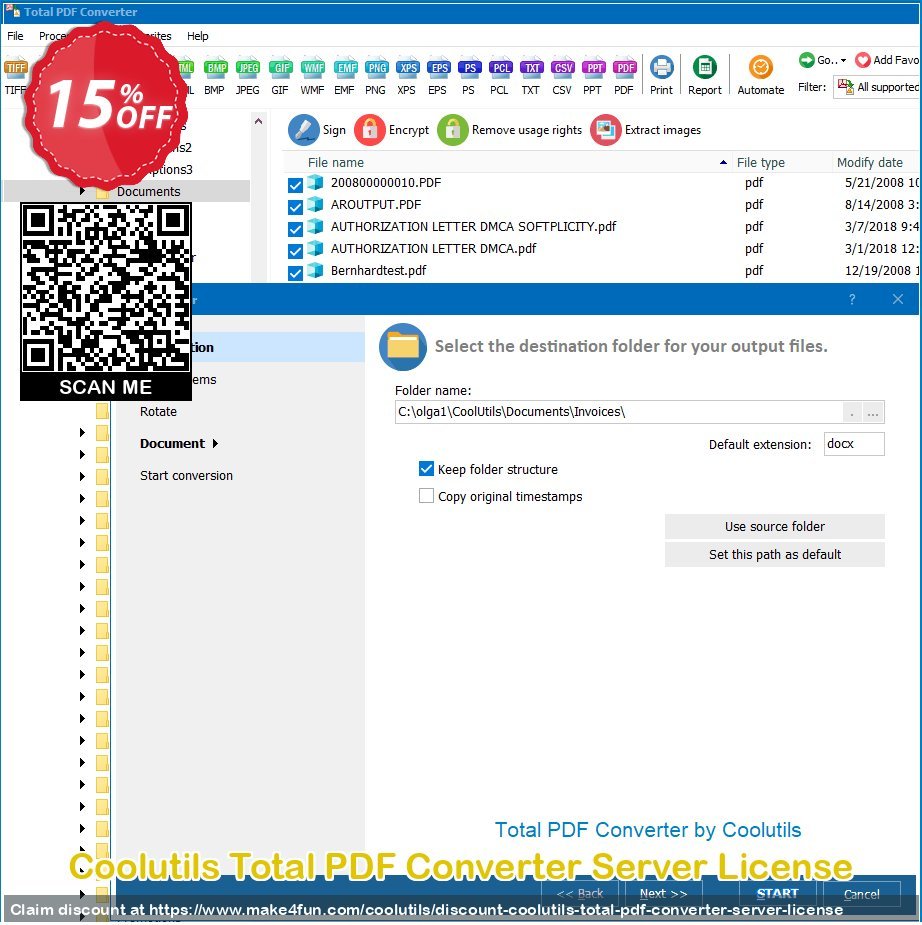 Coolutils Total Pdf Converter Server License coupon codes for Mom's Special Day with 20% OFF, May 2025 - Make4fun