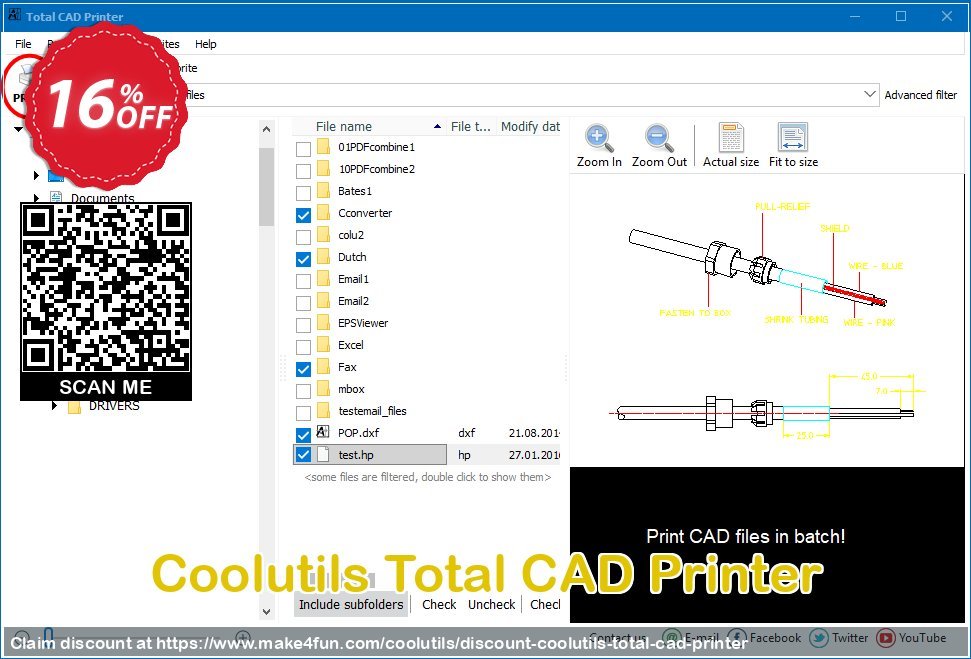 Coolutils Total Cad Printer coupon codes for Mom's Day with 20% OFF, May 2025 - Make4fun