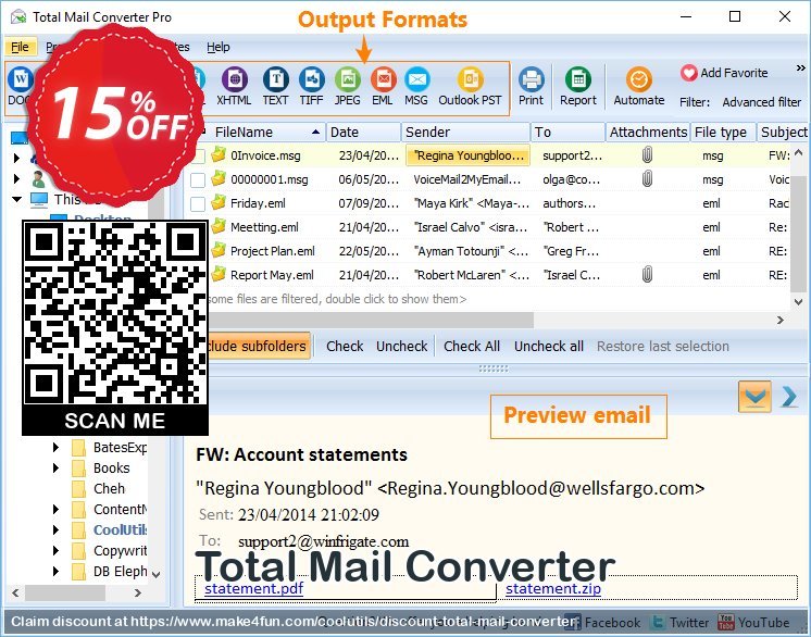 Total Mail Converter coupon codes for Mom's Day with 30% OFF, May 2025 - Make4fun