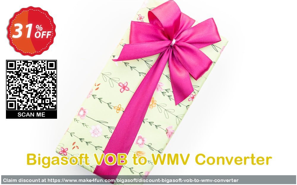 Bigasoft Vob To Wmv Converter coupon codes for Donut Day with 35% OFF, July 2025 - Make4fun