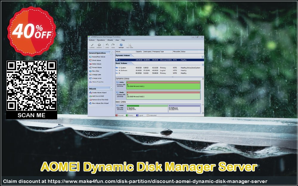 Aomei Dynamic Disk Manager Server coupon codes for Mom's Special Day with 45% OFF, May 2025 - Make4fun