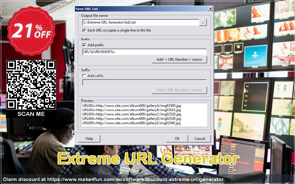 Extreme Url Generator coupon codes for May Celebrations with 25% OFF, May 2025 - Make4fun