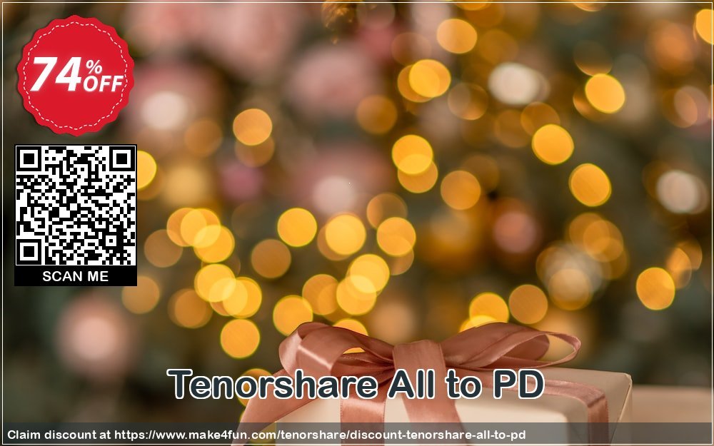 Tenorshare All To Pd coupon codes for Mom's Day with 80% OFF, May 2025 - Make4fun