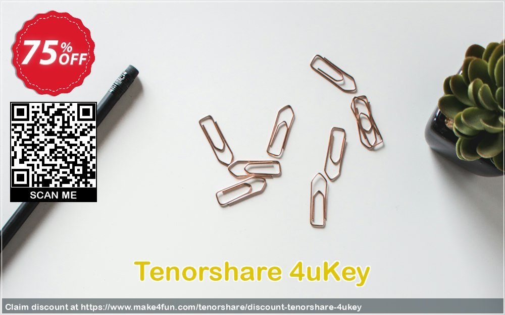 Tenorshare 4ukey coupon codes for Mom's Day with 85% OFF, May 2024 - Make4fun