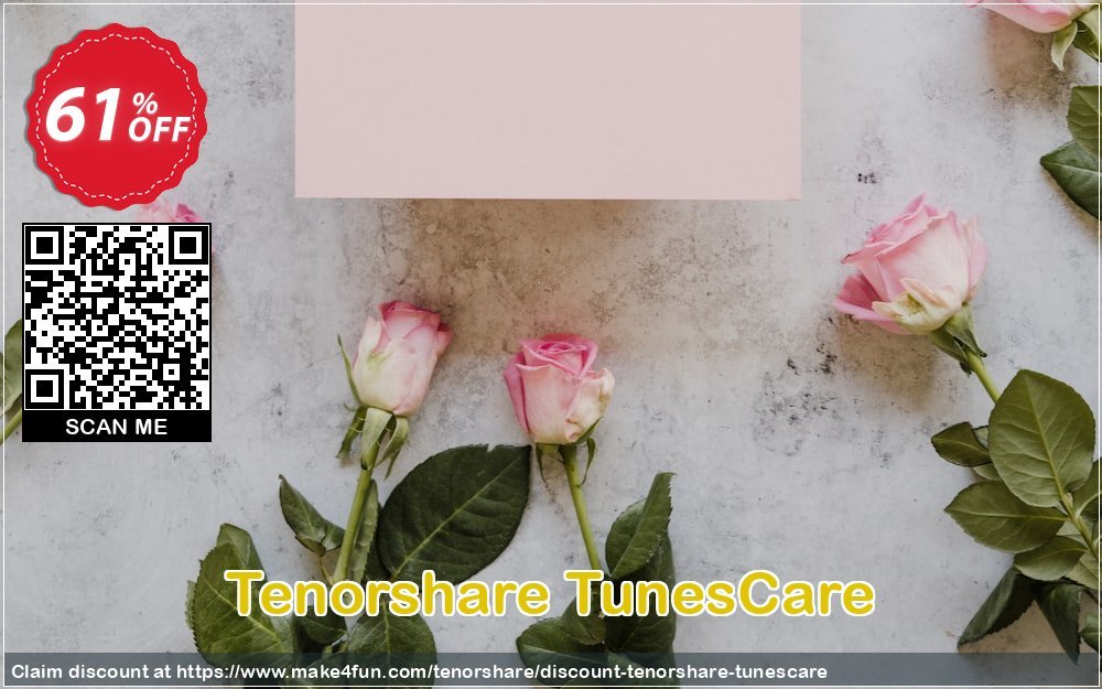 Tenorshare Tunescare coupon codes for Mom's Day with 85% OFF, May 2025 - Make4fun