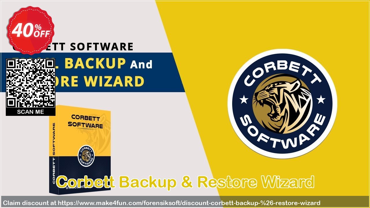 Corbett backup & restore wizard coupon codes for Mom's Day with 45% OFF, May 2024 - Make4fun