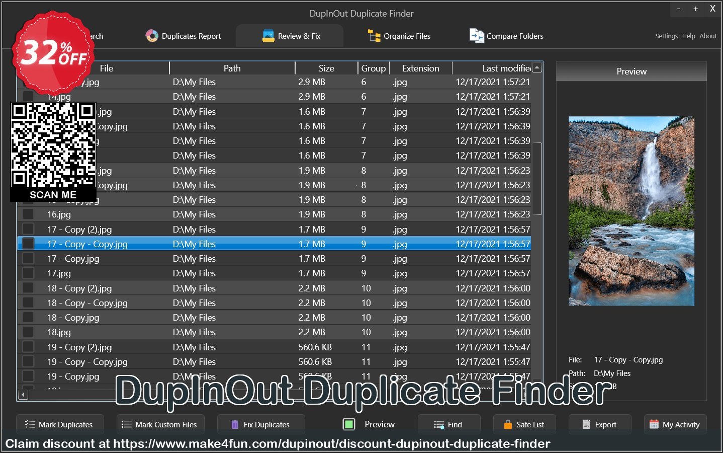 Dupinout Duplicate Finder coupon codes for Space Day with 35% OFF, May 2025 - Make4fun