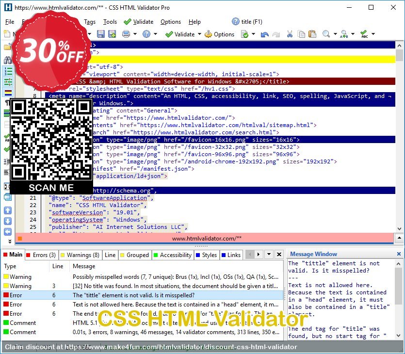 Htmlvalidator Coupon discount, offer to 2024 Foolish Delights