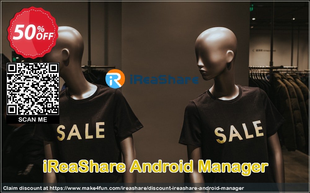 Ireashare Android Manager coupon codes for Space Day with 55% OFF, May 2025 - Make4fun