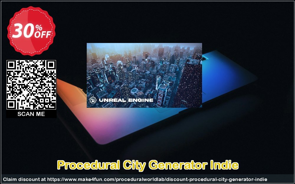 Procedural City Generator Indie coupon codes for Bike Commute Day with 35% OFF, May 2025 - Make4fun