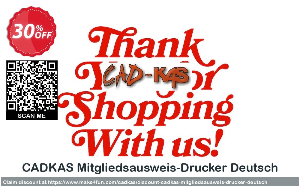 Cadkas Mitgliedsausweis Drucker Deutsch coupon codes for Space Day with 35% OFF, May 2025 - Make4fun