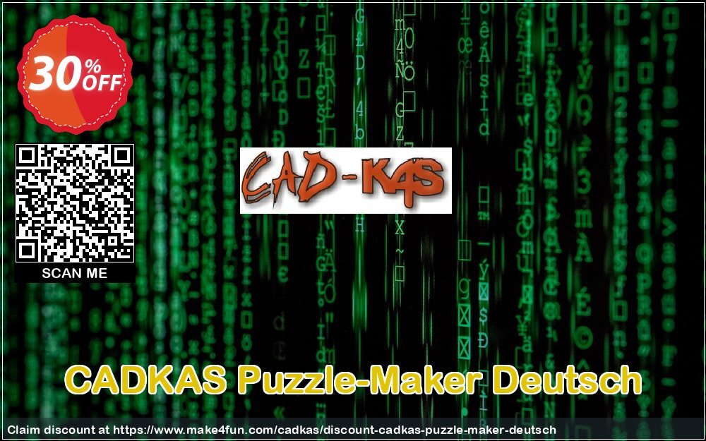Cadkas Puzzle Maker Deutsch coupon codes for Mom's Day with 35% OFF, May 2025 - Make4fun