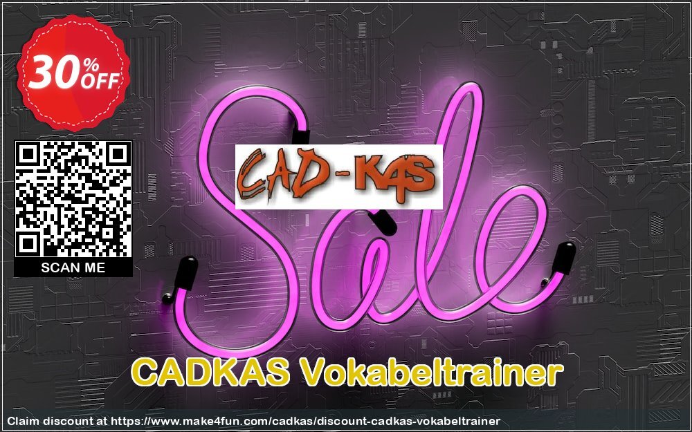 Cadkas Vokabeltrainer coupon codes for May Celebrations with 35% OFF, May 2025 - Make4fun