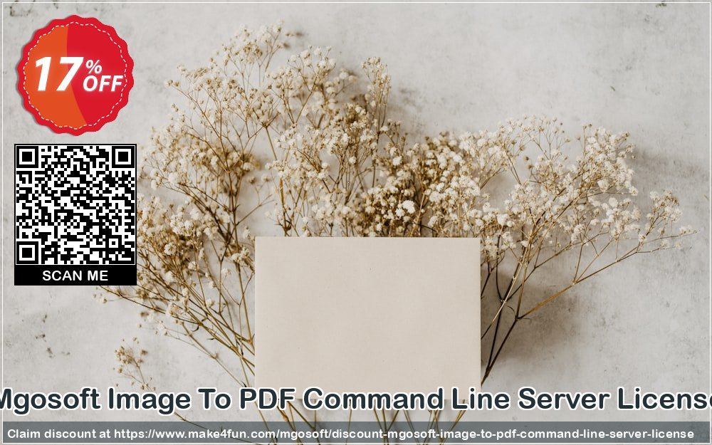 Mgosoft image to pdf command line server license coupon codes for Mom's Special Day with 20% OFF, May 2024 - Make4fun