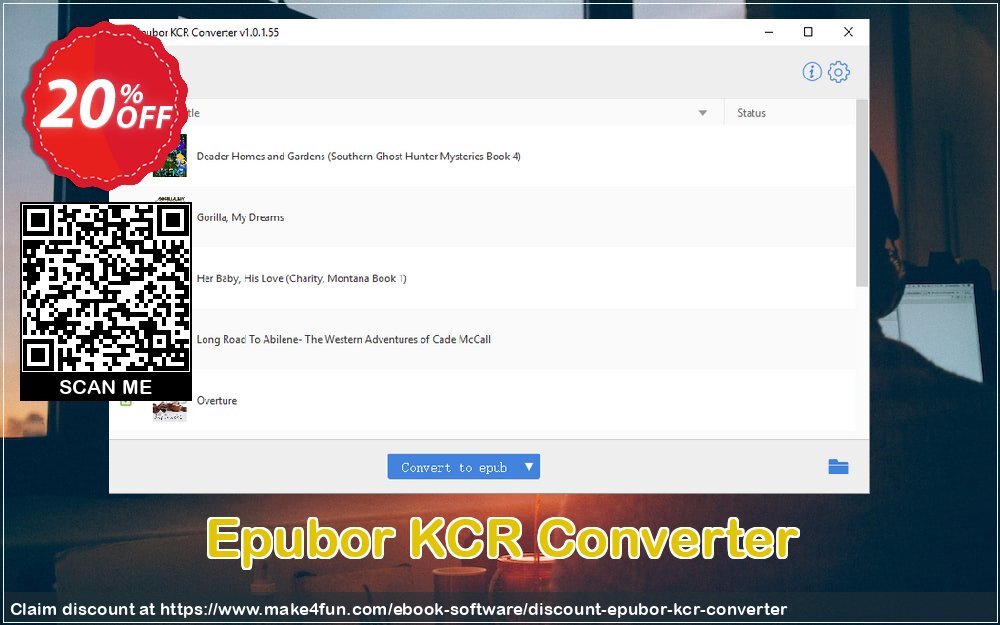 Epubor Kcr Converter coupon codes for Mom's Day with 25% OFF, May 2025 - Make4fun
