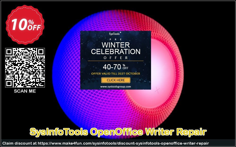 Sysinfotools Openoffice Writer Repair coupon codes for Mom's Special Day with 15% OFF, May 2025 - Make4fun