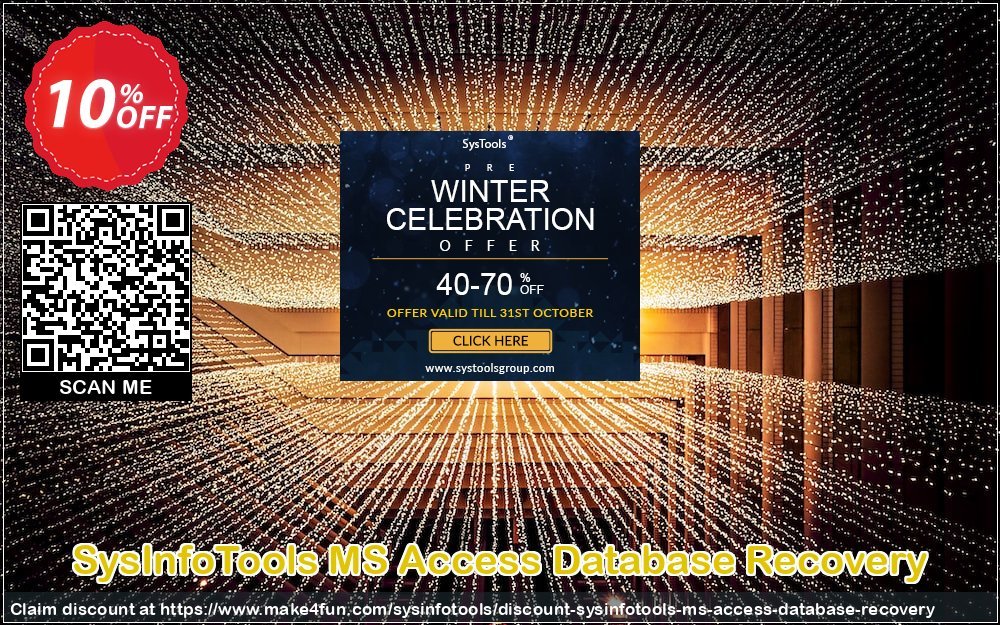 Sysinfotools Ms Access Database Recovery coupon codes for Teacher Appreciation with 15% OFF, May 2025 - Make4fun