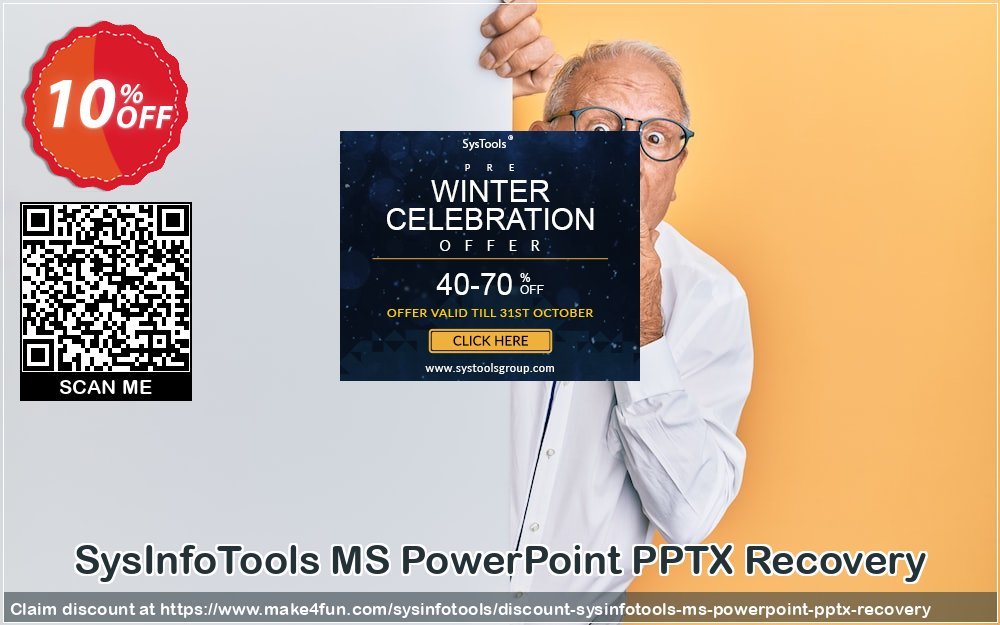 Sysinfotools Ms Powerpoint Pptx Recovery coupon codes for Teacher Appreciation with 15% OFF, May 2025 - Make4fun
