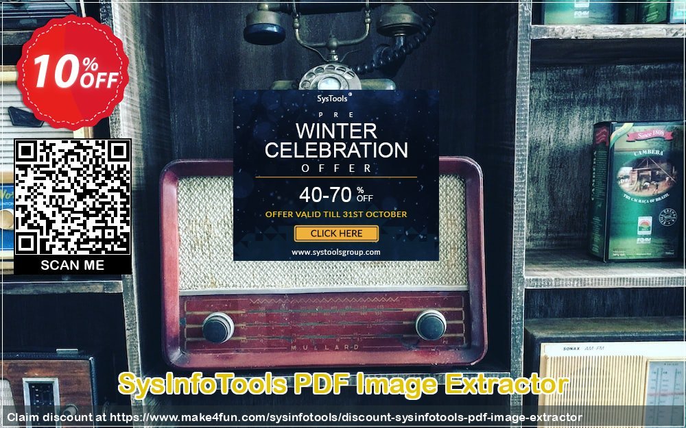 Sysinfotools Pdf Image Extractor coupon codes for Space Day with 15% OFF, May 2025 - Make4fun