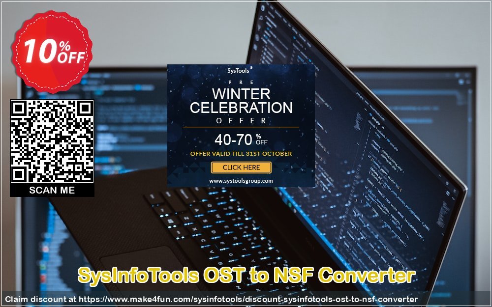 Sysinfotools Ost To Nsf Converter coupon codes for Friendship Fiesta with 15% OFF, July 2025 - Make4fun