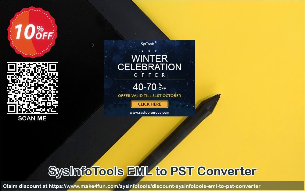 Sysinfotools eml to pst converter coupon codes for Mom's Special Day with 15% OFF, May 2024 - Make4fun