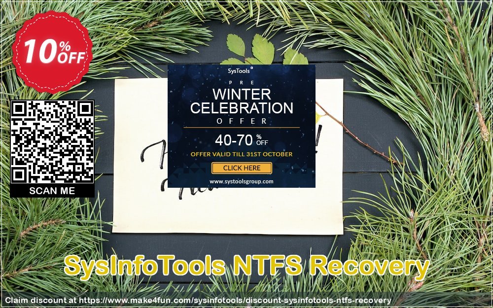 Sysinfotools Ntfs Recovery coupon codes for Teacher Appreciation with 15% OFF, May 2025 - Make4fun