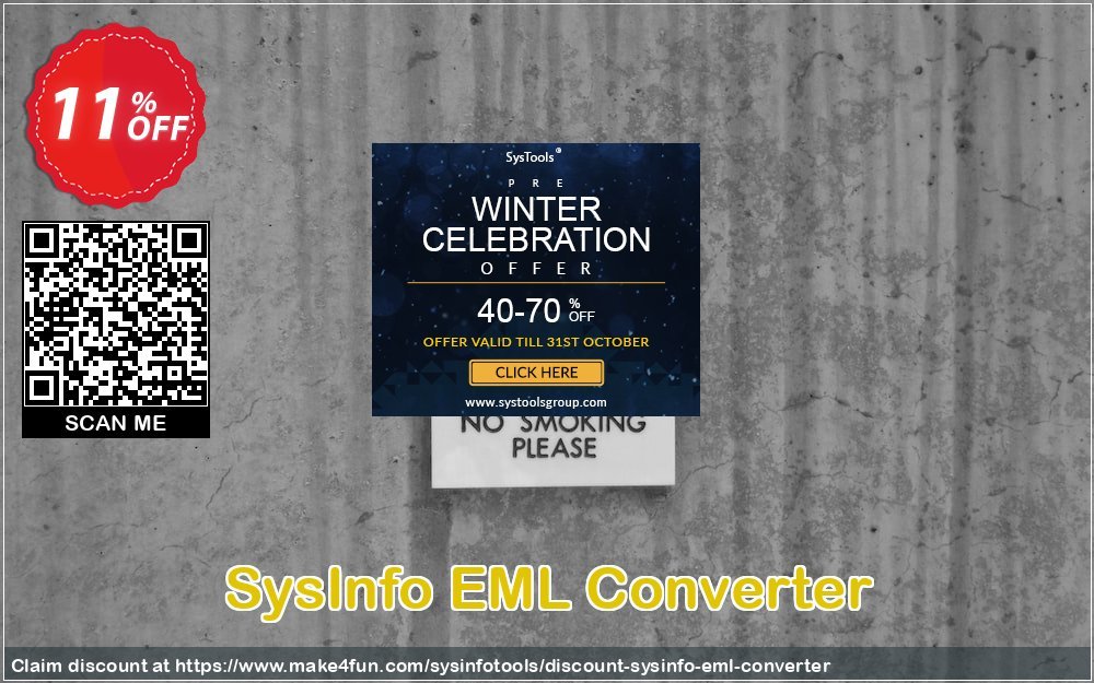 Sysinfo eml converter coupon codes for May Celebrations with 15% OFF, May 2024 - Make4fun