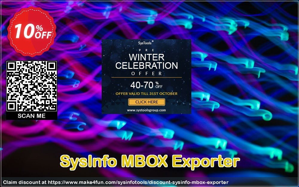 Sysinfo mbox exporter coupon codes for Mom's Special Day with 15% OFF, May 2024 - Make4fun
