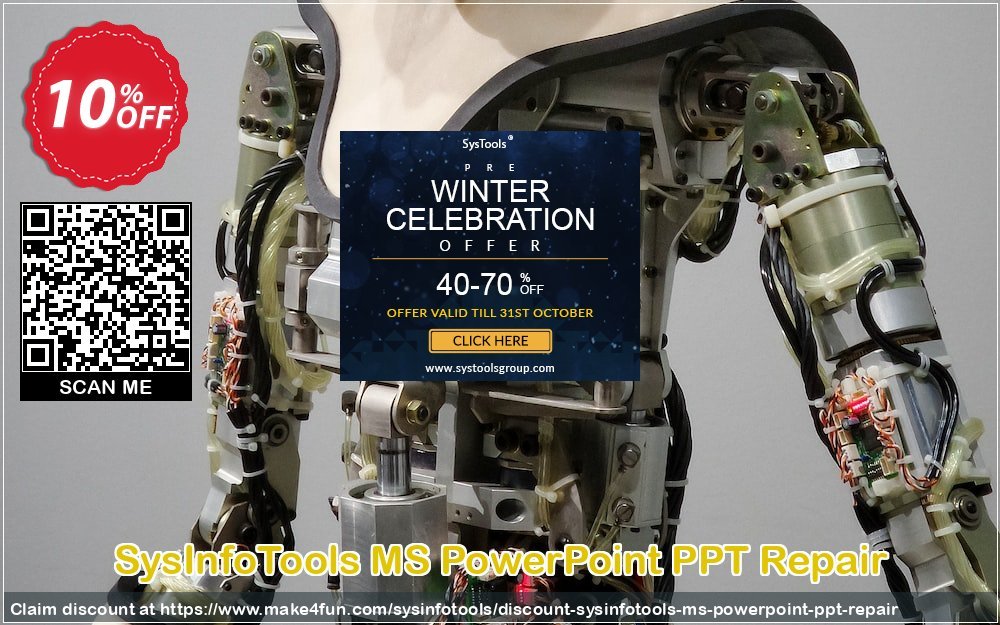 Sysinfotools Ms Powerpoint Ppt Repair coupon codes for Mom's Special Day with 15% OFF, May 2025 - Make4fun