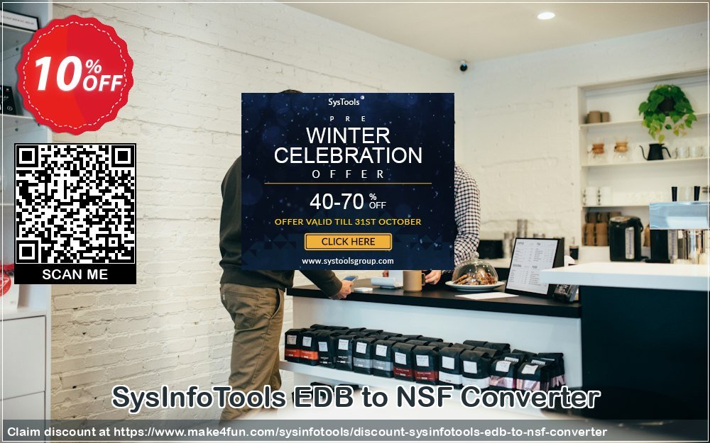 Sysinfotools Edb To Nsf Converter coupon codes for Mom's Special Day with 15% OFF, May 2025 - Make4fun