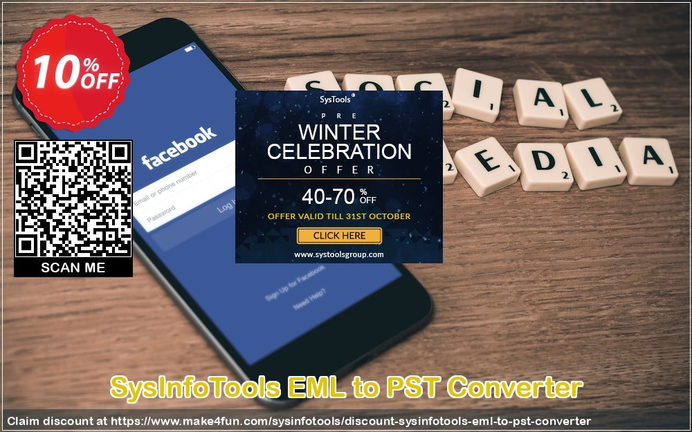 Sysinfotools eml to pst converter coupon codes for Mom's Special Day with 15% OFF, May 2024 - Make4fun