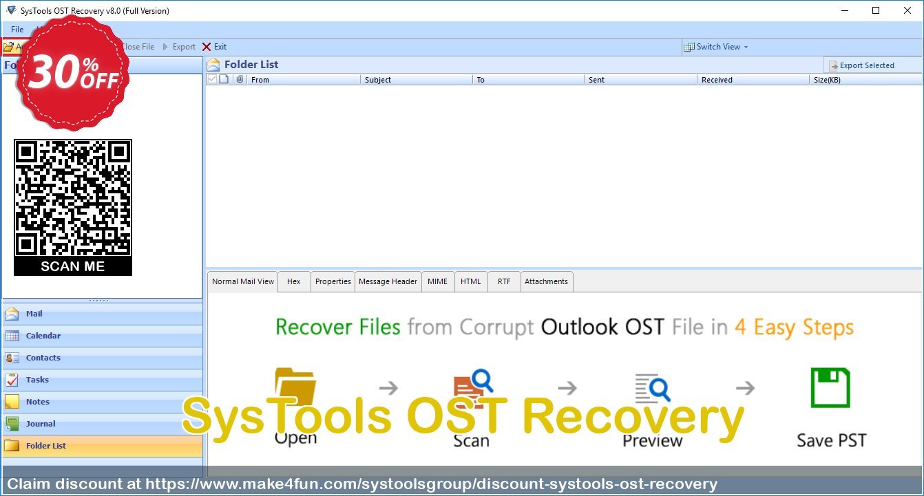 Systools ost recovery coupon codes for Mom's Special Day with 55% OFF, May 2024 - Make4fun