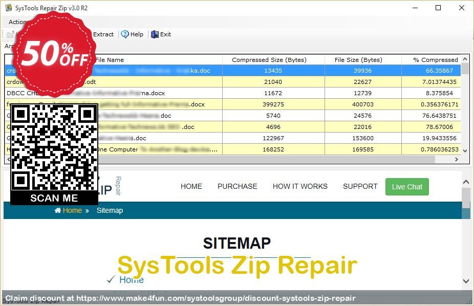 Systools Zip Repair coupon codes for Teacher Appreciation with 55% OFF, May 2025 - Make4fun
