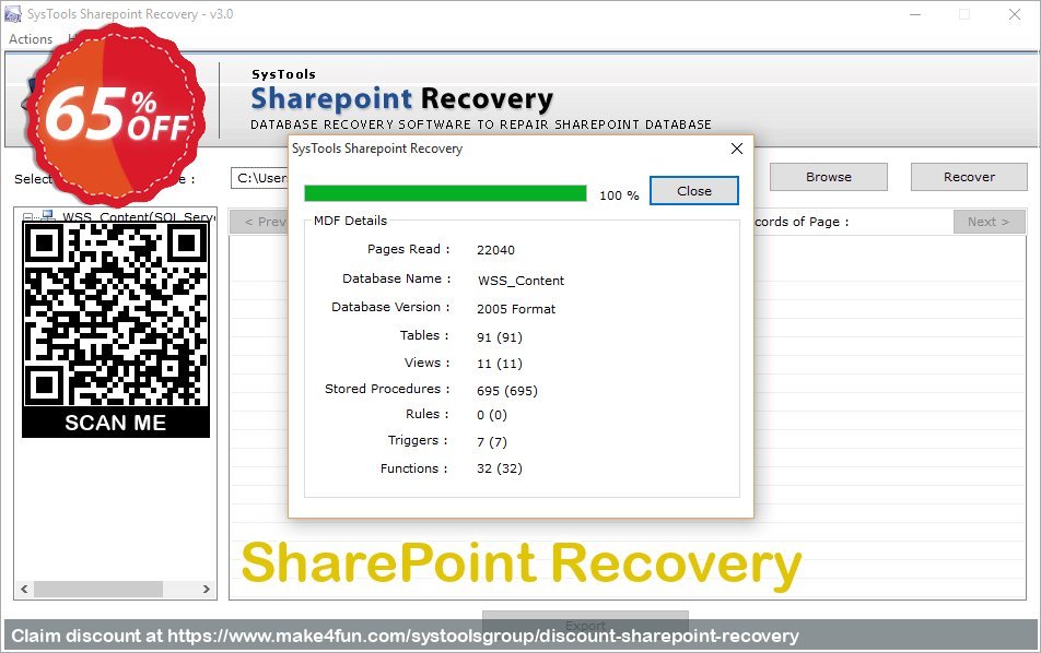 Systools Sharepoint Recovery coupon codes for May Celebrations with 75% OFF, May 2025 - Make4fun