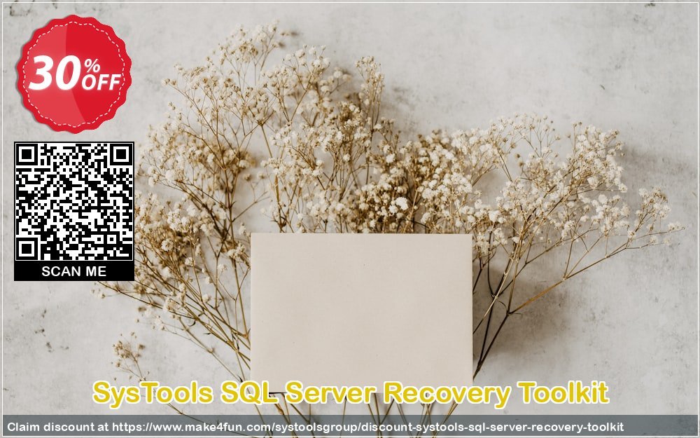 Systools Sql Server Recovery Toolkit coupon codes for Star Wars Fan Day with 35% OFF, May 2025 - Make4fun